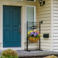 thumbnail image 6 of Sorbus Welcome Stand with Flower Planter Basket Coco Liner, Outdoor Décor - 17.75" L x 13" W x 34.87" H, 6 of 7