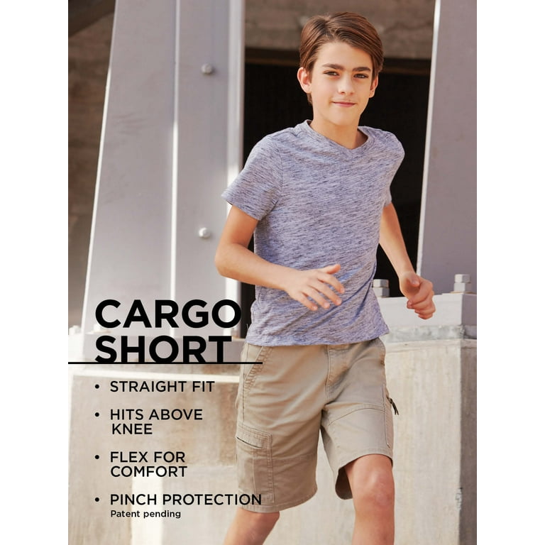 Wrangler Boys Cargo Short Sizes 4 18 Husky Walmart