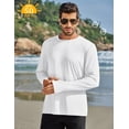 thumbnail image 3 of Pinspark 2 Pack Men's Rash Guard Shirts with Thumb Holes Lightweight UPF 50+ Long Sleeve Sun Shirt Quick Dry Fishing Shirt for Men, 3 of 6