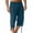 Blue, variant on UVEASISHA Men's Long Shorts Loose Fit Knee Length 3/4 Baggy Pants Summer Drawstring Sport Golf Lounge Capri Pant with Pockets 2025 Big and Tall Dark Blue,XL