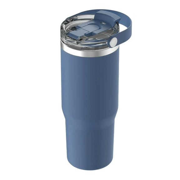 30 oz Vacuum Insulated Tumbler w/Lid & Handle - Blue