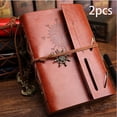 thumbnail image 1 of Vintage Nautical Leather Writing Journal, Blank Pages Travel Journal Diary For Adventurers, Embossed Portable Personalized Diary In Various Sizes, 1 of 7