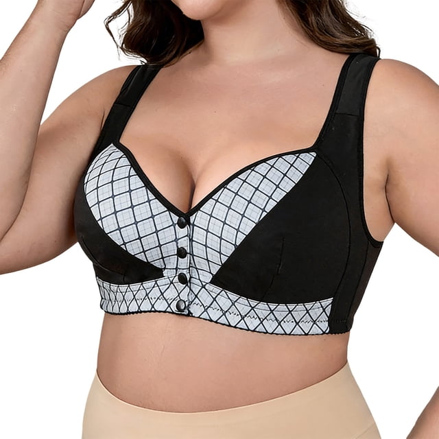 Lingerie de Loisirs Intérieure à Boutons avant pour Femmes avec Design Confortable Sans Couture et Bretelles Réglables