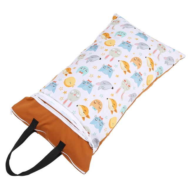 Bolsa de almacenamiento de pañales, gran colgante de tela húmeda/seca, impermeable, bolsa de pañales de tela para bebé, bolsa de pañales de tela para bebé, resultados impresionantes