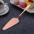 thumbnail image 6 of 6-Piece Copper Serving Flatware Silverware Set,Stainless Steel Serving Utensil Set,Include Cake Server, Slotted Serving Spoon, Serving Spoon, Cold Meat Fork, Butter Knife, Soup Ladle, 6 of 7
