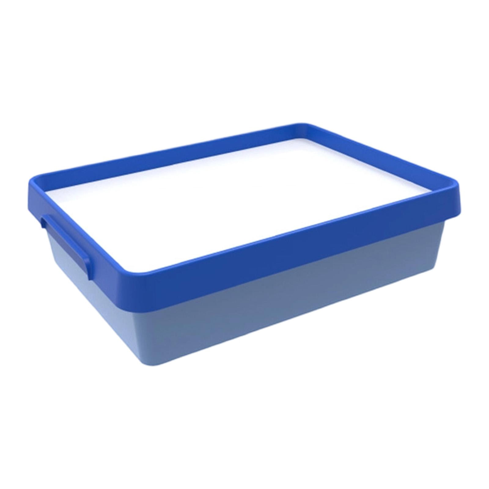 LeeQinersw Sand Painting Light Box Boys Girls Color Shape Cognition Sensory Light Table Blue