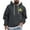 Dark Gray, variant on Riecok Mens Sweatshirt Hoodie Drawstring Pullover Long Sleeve Tops with Pocket Stylish Hoodies Beige 2XL