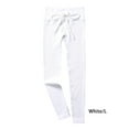 thumbnail image 2 of Qarigey Mallas acanaladas sin costuras para mujer, ropa deportiva estirable para Fitness, pantalones Push Up para mujer, entrenamiento a rayas Prendas para la parte inferior del cuerpo Blanco L, 2 of 6