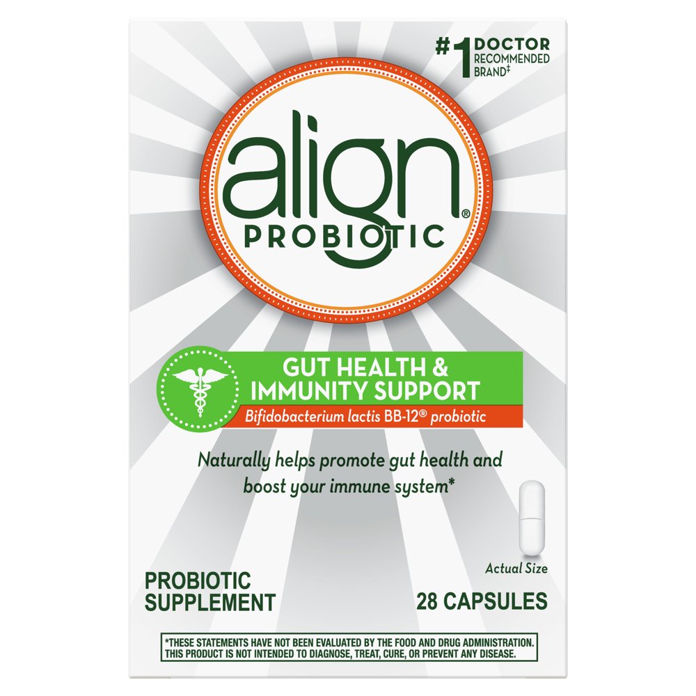 Align Probiotic Gut Health and Immunity Digestive Capsules, 28 ct