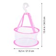 thumbnail image 6 of STRANDCHIC Hanging Drying Net Pink Makeup Tool Organizer for Various Cosmetics, 6 of 6