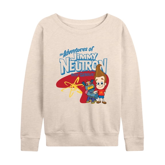 Jimmy Neutron - Adventures of Jimmy Neutron - Ladies French Terry Long Sleeve Shirt