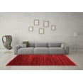 thumbnail image 3 of Ahgly Company Indoor Square Abstract Red Modern Area Rugs, 4' Square, 3 of 4