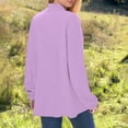 thumbnail image 4 of Women Lightweight Cardigan Long Sleeve Open Front Casual Sweater with Pockets Plus Size Trendy Fall Outwear, 4 of 7