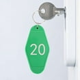 thumbnail image 4 of 10 Pcs Key Tags Vintage Motel Keychain Fade-resistant Smooth Surface Long-lasting DIY Crafts Ornament, 4 of 6