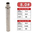 thumbnail image 3 of 1Pcs Tube de Liaison pour Canne à Pêche Canne à Pêche Construction Réparation Canne à Pêche Bricolage, 3 of 8