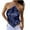 Navy, variant on Women Sequin Cami Tops Sleeveless Tie Back Backless Tank Camisole Sparkly Party Going out Cropped Tops Womens Workout Tank Tops L