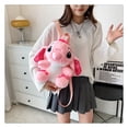 thumbnail image 1 of Sanrios-mochila de peluche de dibujos animados para niña, suave de Pikachu morral, de gran capacidad, con diseño de Cinnamoroll Kuromi Melody GYM unisex, 1 of 2