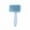 Blue, variant on Cinvoph Pet Hair Brush,Self Cleaning Brush for Shedding,Soft Exfoliating Brushes for Short and Long Haired Cats & Dogs for Grooming and Shedding, Blue