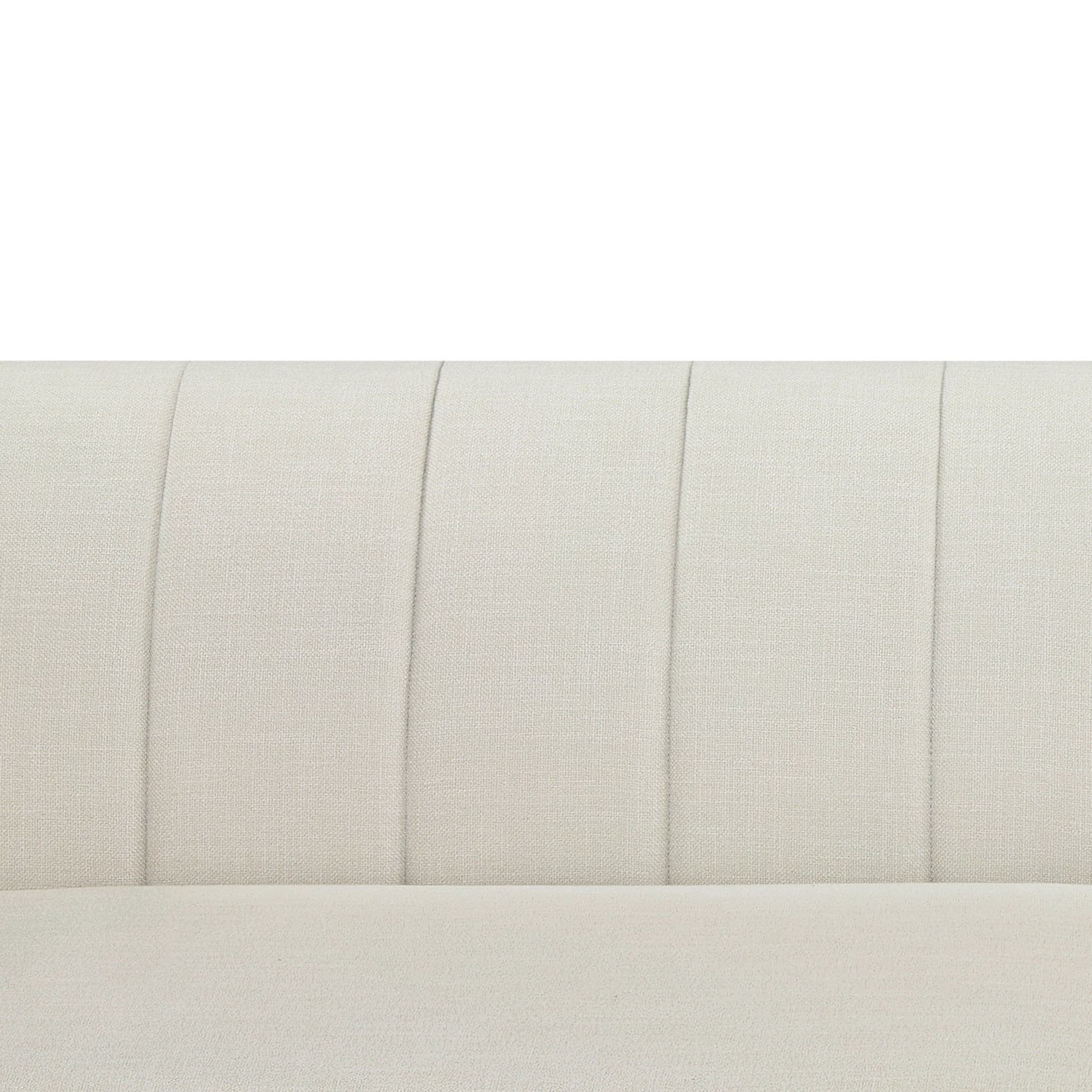 Better Homes & Gardens Lillian Channel Tufted Sofa 83.5" Cream Linen