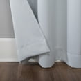 thumbnail image 4 of Sun Zero Conrad Extra-Wide Blackout Sliding Patio Door Curtain Panel, White, 100X84, 100"X84", Dove White, 4 of 7