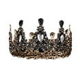 thumbnail image 3 of Corona Nupcial de Rhinestone Elegante para Boda Fiestas Temáticas Halloween Aniversarios Gloria Tocado de corona, 3 of 6