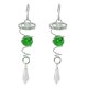 thumbnail image 2 of 2Pcs Gazing Ball Spiral Tail Wind Spinner Stabilizer Stainless Steel Spiral Wind Chimes for Outside Green, 2 of 5