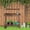 Brown + Wood, variant on 4 Tier Raised Garden Bed, Vertical Planter Set with Stand, Self Draining Elevated Garden Boxes for Vegetables, Flowers & Herbs, Black, 30L x 31W x 63.75H Inches