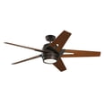 thumbnail image 4 of Emerson Luxe Eco 54" Modern Ceiling Fan in Oil Rubbed Bronze and Dark Mahogany, 4 of 10