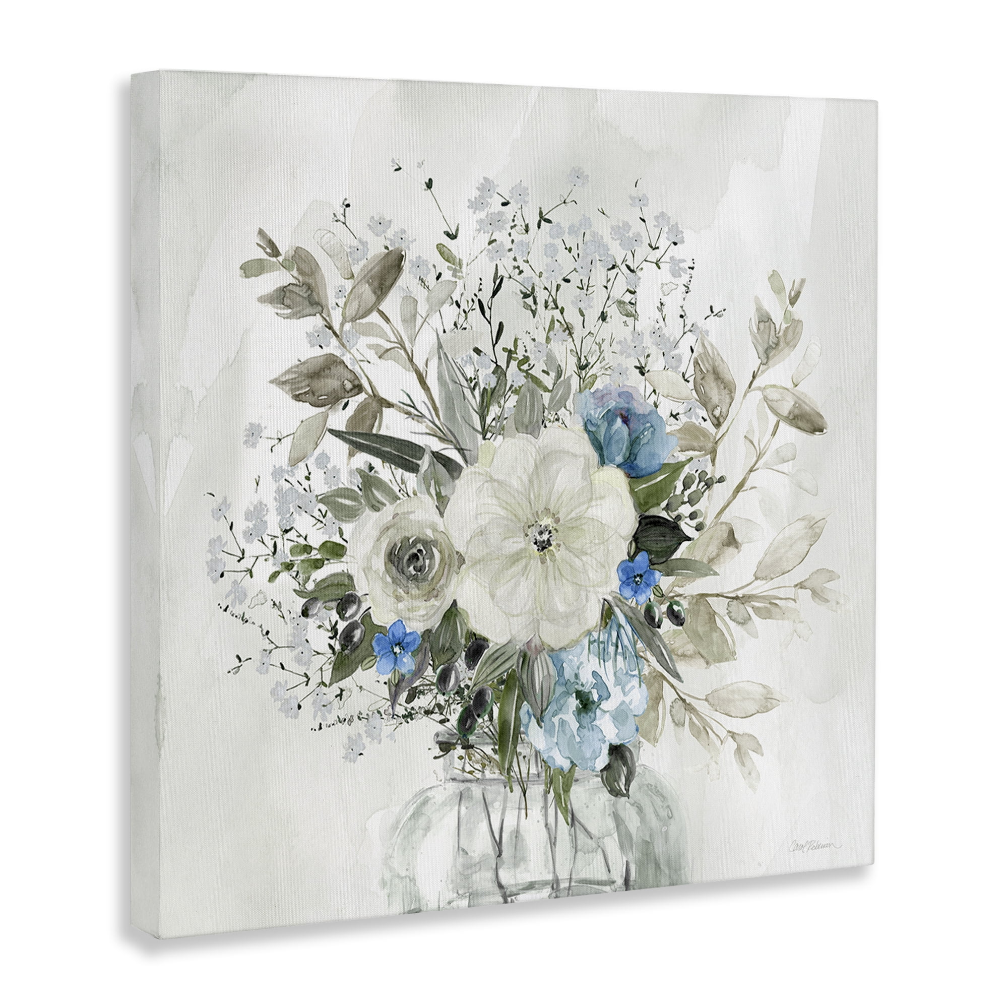 Stupell Industries Bundle of Country Florals Plants & Flowers Painting Wrapped Canvas Art Print Wall Art, 36 x 36