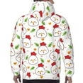 thumbnail image 7 of Lsque Chicken And Plant Pattern Casual Men's Hoodie,Hooded Sweatshirt with Kangaroo Pocket,Pullover Hoodie-Large, 7 of 7
