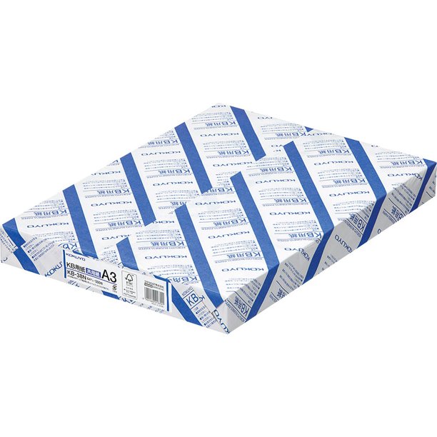 Papel KOKUYO KB A3, 64 g/m², 500 hojas, certificado FSC