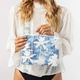 thumbnail image 3 of Estuche de maquillaje ALOHA Collection Small Indigo Coco Palms Blue, 3 of 8