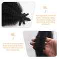 thumbnail image 4 of 8Pcs Afro Twisted Hair Braiding Hair Curly Wig Synthetic Hairpiece Hair Extension, 4 of 4