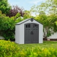 thumbnail image 3 of Lifetime Polyethylene Storage Shed, 33.8 sq ft., 8 ft. x 5 ft. Gray (60468), 3 of 12