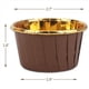thumbnail image 3 of 200 Piezas de Papel de Aluminio Cupcake Cups Moldes Desechables para Muffins Tazas para Hornear Aluminio Cupcake Tip Pan Ramekin Holders Little Pudding Cups-Dorado + Marrón, 3 of 5