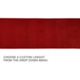 thumbnail image 3 of Custom Size Runner Rug Solid Design Red Color 26 or 31 inch Wide Pick Your Length Non-Slip Rubber Backing Stair Runner, 3 of 6