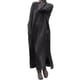 thumbnail image 1 of Vestido de mujer de manga larga con cuello redondo y encaje - Corte holgado, color liso, vestido informal de otoño-invierno, 1 of 5