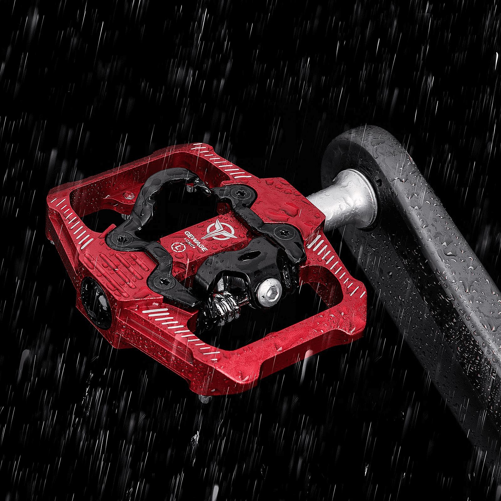 Bike Pedals Dual Sided Pedals Plat SPD Clipless Pedal Sealed