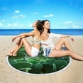 thumbnail image 5 of Matoen Round Beach Towel for Women, Microfiber Soft Circular Beach Towel, Circle Beach Blanket Gifts Home Decor, 60”Quick Dry Sand Free, 5 of 6