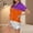 Purple, variant on Ladies Silky Satin Loungewear Set Short Sleeve Top Loose Fitting Matching Shorts Comfort Sleepwear Outfit
