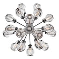 thumbnail image 5 of Fredrick Ramond Fr46956 Elise 19 Light 27" Wide Abstract Pendant - Black, 5 of 7