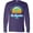 Purple, variant on Summer Enjoy the Sunshine St. Augustine Florida in Blue Long Sleeve T-Shirt