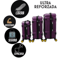 thumbnail image 5 of Set 3 Maletas De Viaje Jony Rigidas 25 Kg 15 Kg 10 Kg Candado Numerico Ruedas 360, 5 of 5