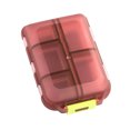 thumbnail image 3 of YAOMOBB Tablet Holder Transparent Storage Box with Snap on Lid Ten Grid Double Layers Multi compartment for Travel and Business Trip Tablet Organization, 3 of 7