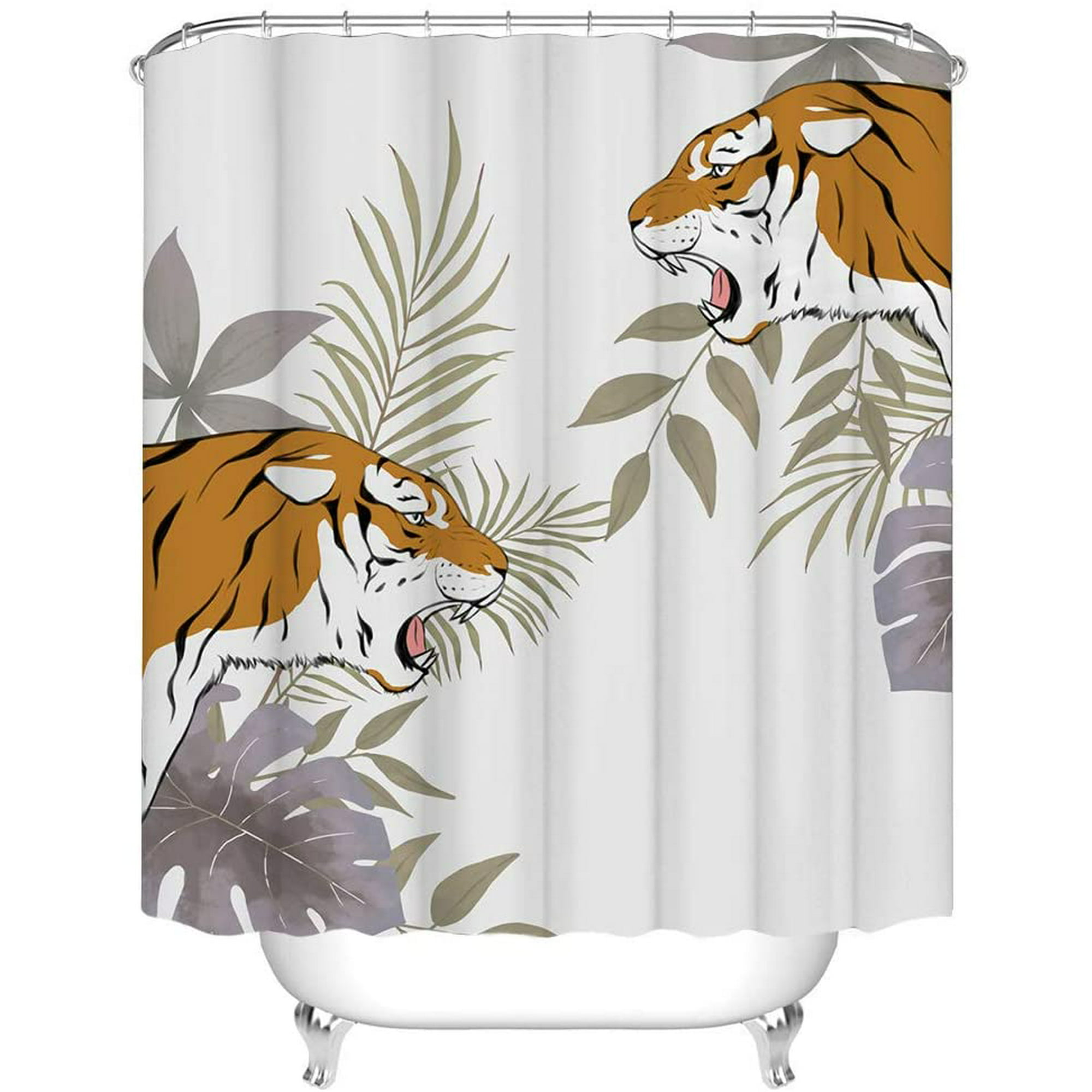Wild Animal Shower Curtains For, Wild Animal Shower Curtain