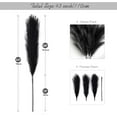 thumbnail image 6 of 4 Pcs Large Artificial Pampas Grass, 45 Inch Black Fake Pampas Grass Soft Fluffy Dried Flowers Decor for Tall Floor Vases Decoration Rustic Wedding Arrangement Boho Home Decor, 6 of 8