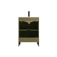 thumbnail image 3 of Elegant Kitchen and Bath Finnley 24 Inch Single Bathroom Vanity In Chestnut Brown, 3 of 13