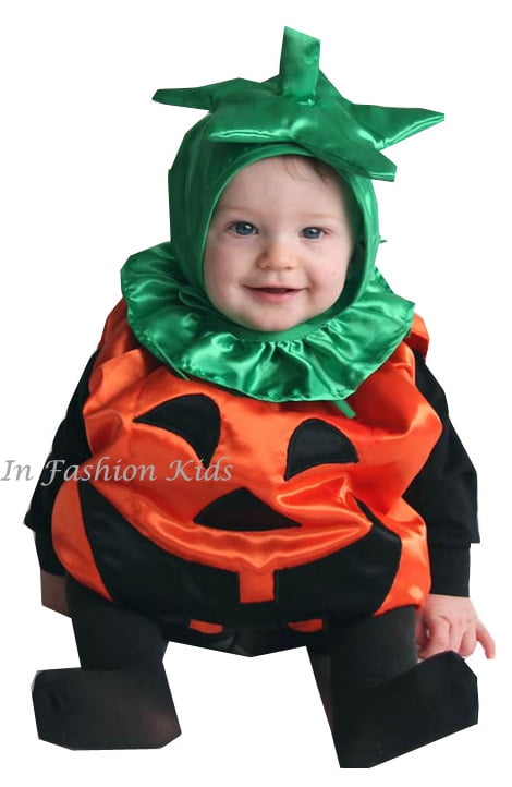 6 month pumpkin costume