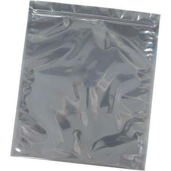 Box Partners STC620 5 x 8 in. 3 Mil Unprinted Reclosable Static Shielding Bags Case, Pack of 100
