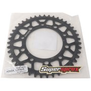 Supersprox Steel Sprocket Black 43T-RFE-1303-43-BLK Compatible With/Replacement For Honda CB500X ABS 2013-2018, CB500X 2013 -2018, CB500F ABS 2013 2014 2015 2016 2017 2018, CB600F 599 2004 2005 2006